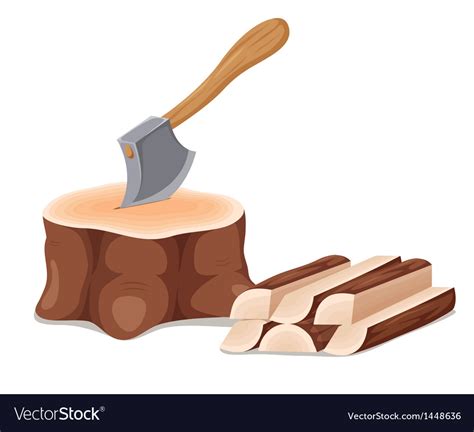 Download Free axe on a chopping block, wood chop svg, svg file, svg cutting file Crafts